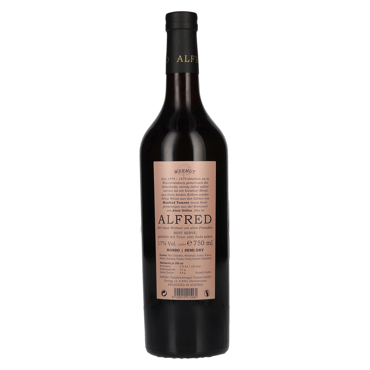 ALFRED Wermut Rosso Semi-Dry 17% Vol. 0,75l