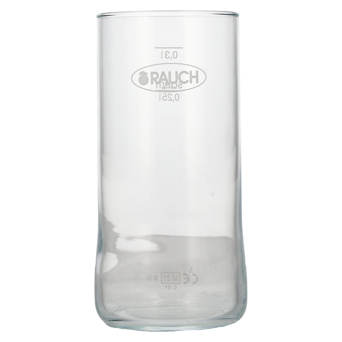 Rauch Fruchtsaft Glas mit Eichung