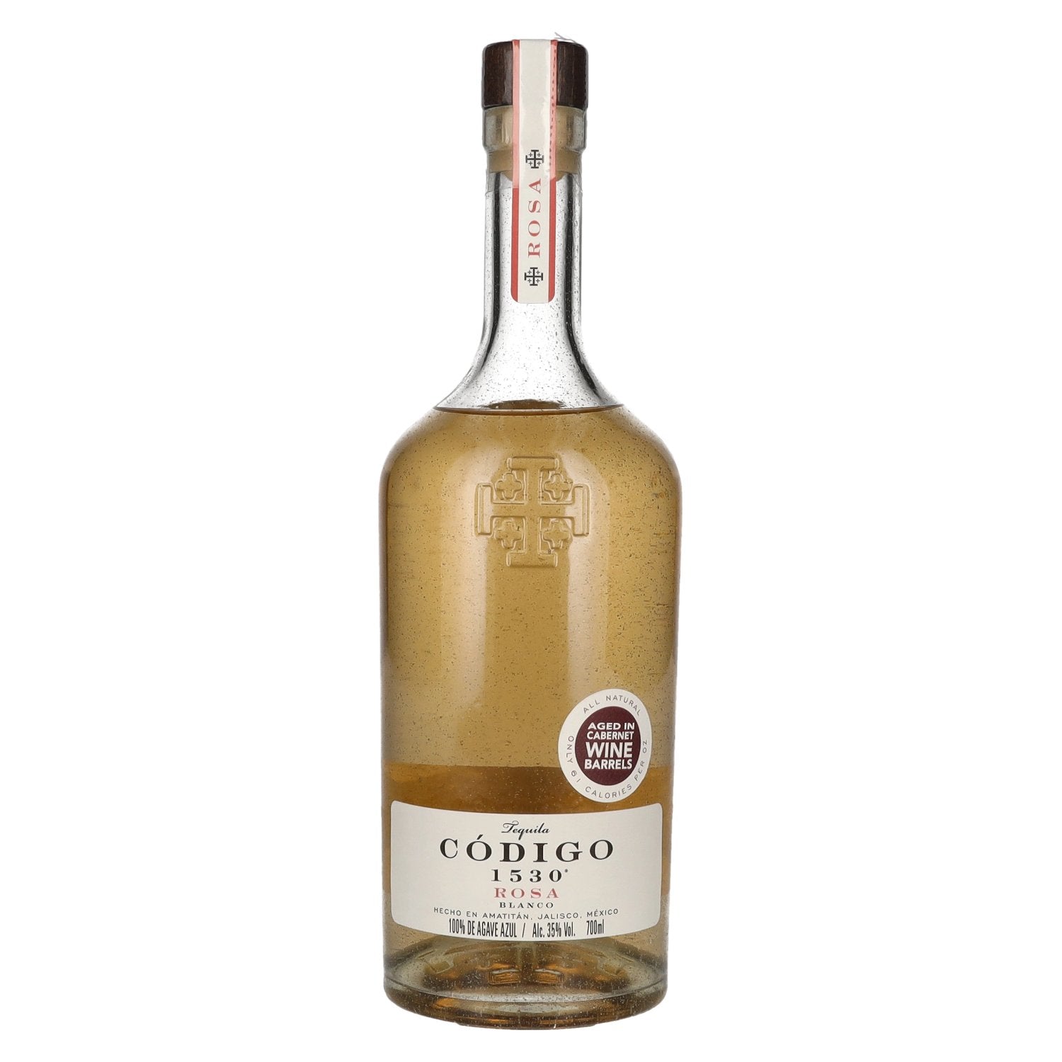 Código 1530 ROSA BLANCO Tequila 35% vol. 0,7l