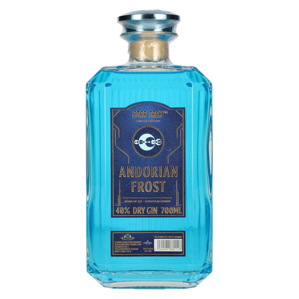 V-Sinne Schwarzwald STAR TREK Andorian Frost Dry Gin Limited Edition 40% Vol. 0,7l