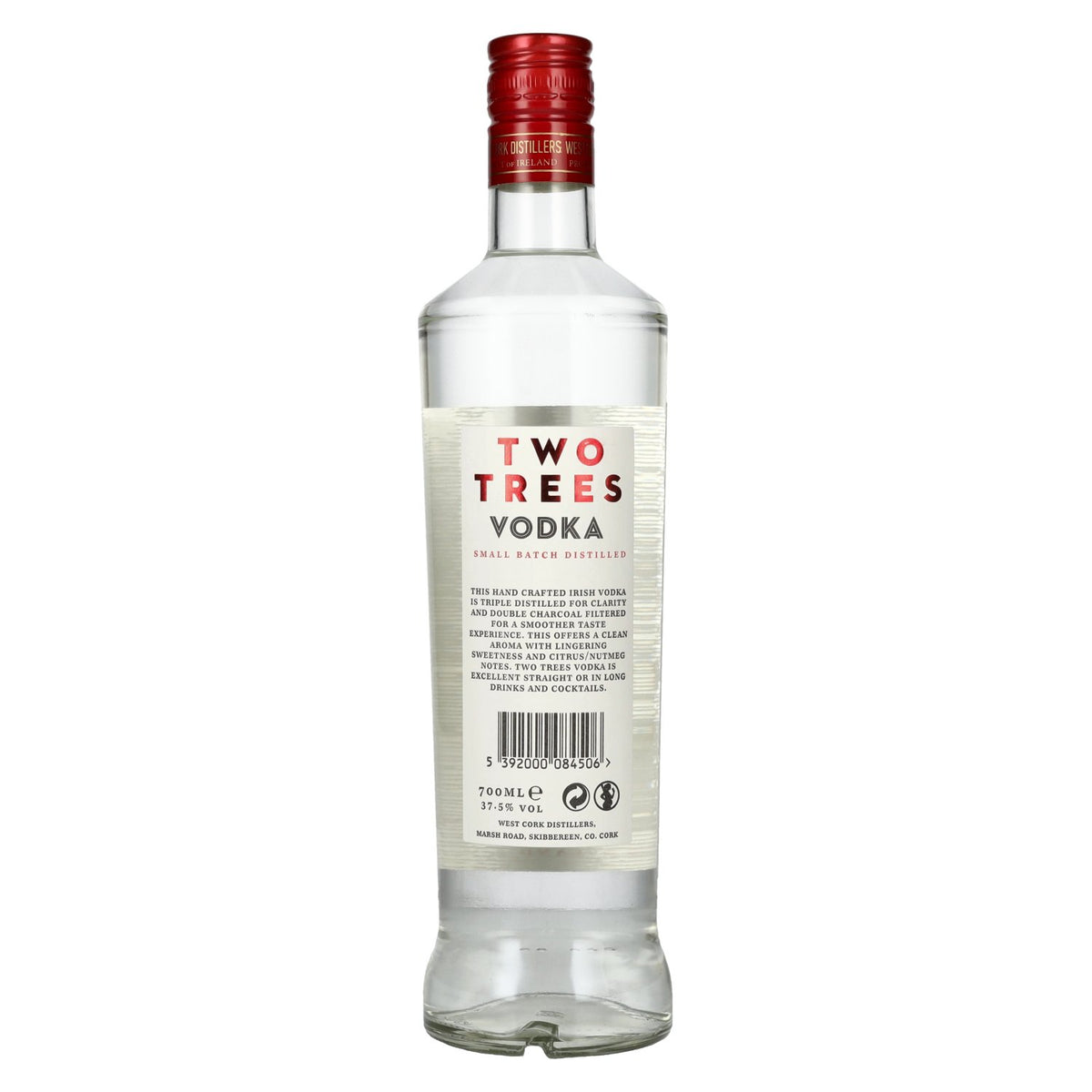 Two Trees Vodka 37.5% ABV 0.7l
