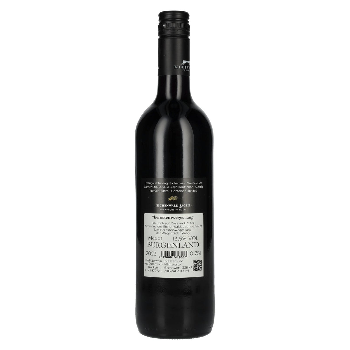 Eichenwald DAS HOHE ROSS Merlot 2023 13,5 % vol. 0,75 l