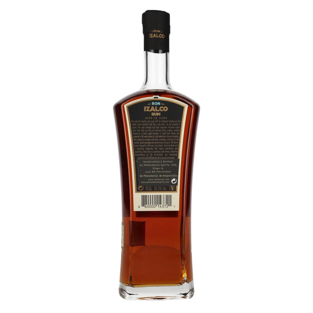 Ron Izalco 15 Años Rum CASK STRENGTH 55.3% vol. 0.7 l