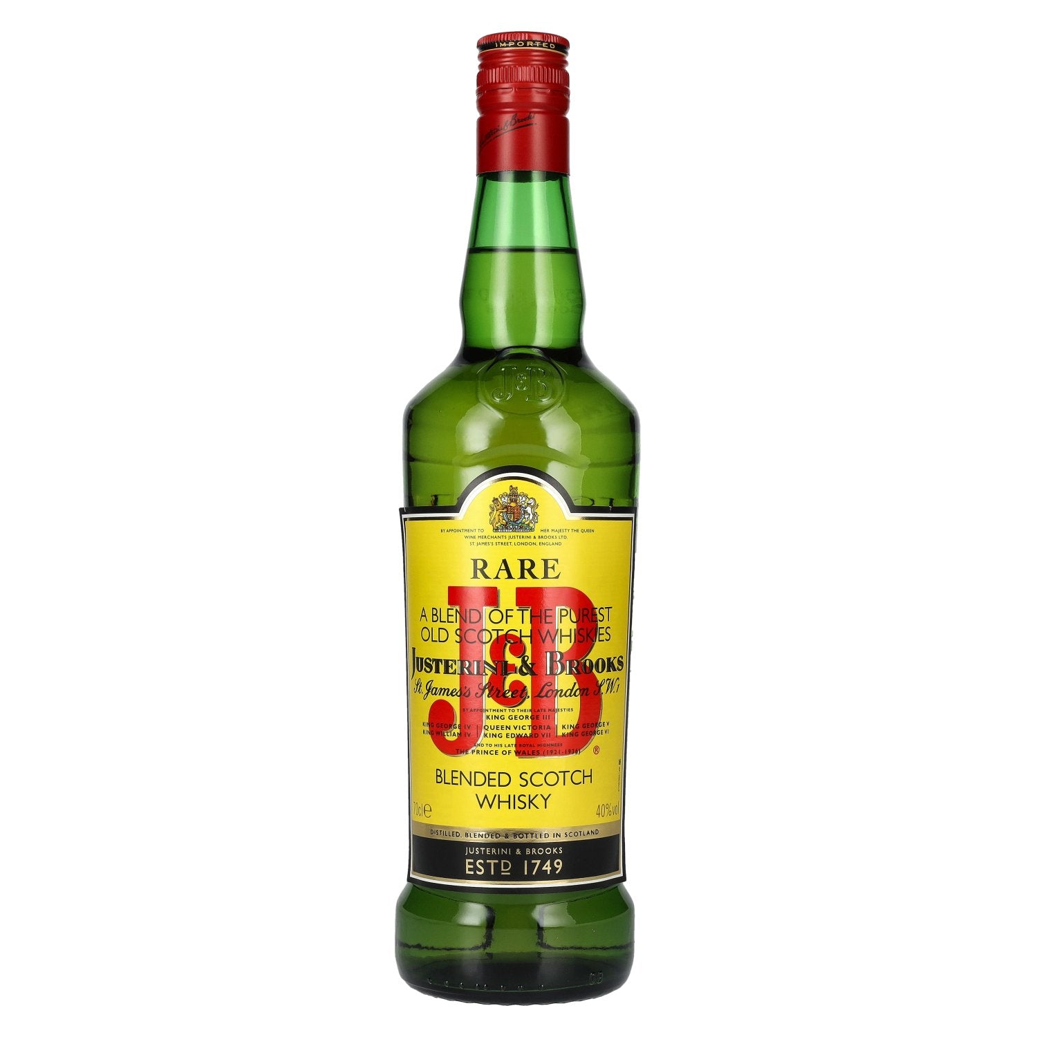J&amp;B Justerini &amp; Brooks RARE Blended Scotch Whisky 40 % vol. 0,7 l
