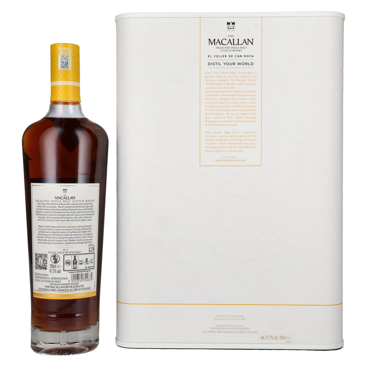 The Macallan Distil Your World PARIS Limited Edition 47,2% Vol. 0,7l in geschenkverpakking