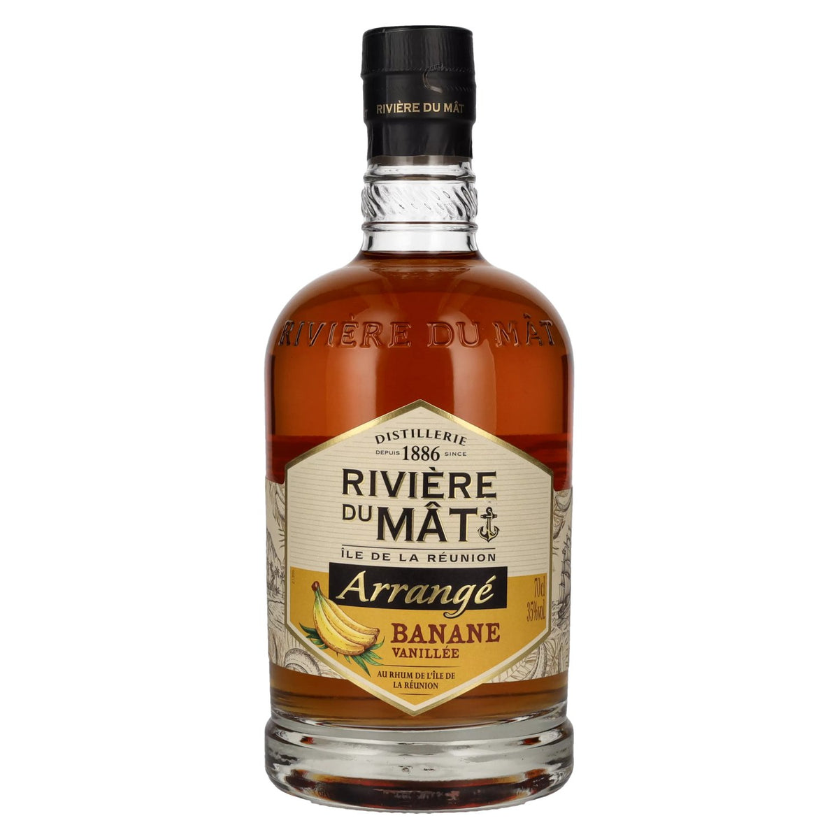 Rivière du Mât « Arrangé Banane Vanillée » 35 % vol. 0,7 l