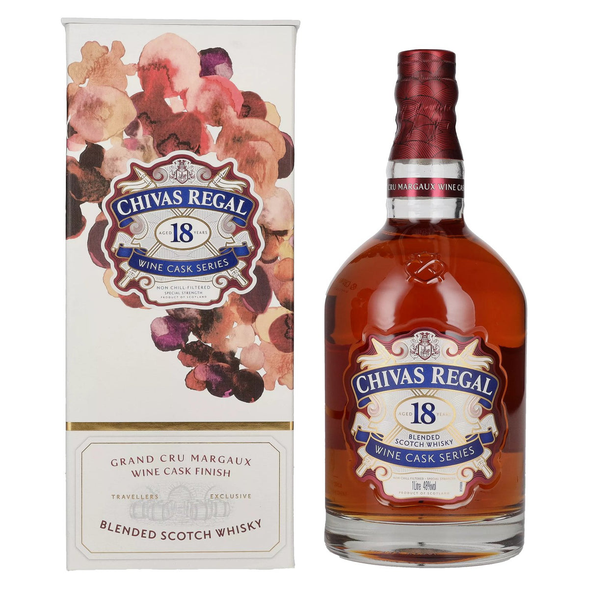 Chivas Regal 18 Years Old Margaux Cask Finish 48% Vol. 1l en boîte cadeau
