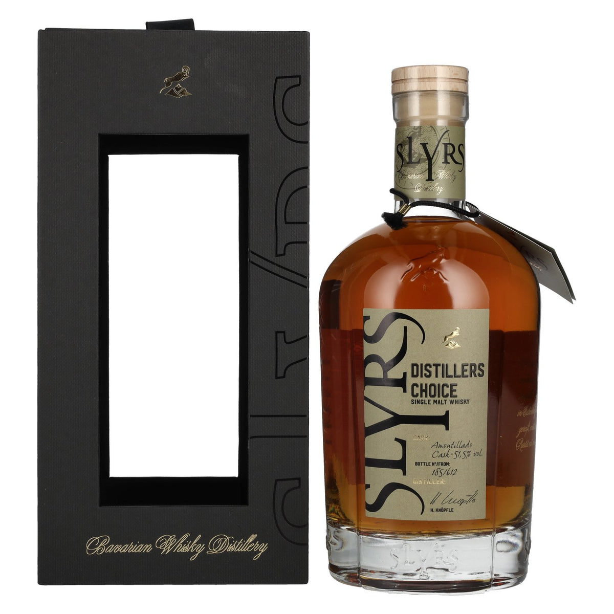 Slyrs DISTILLERS CHOICE Helmut Knöpfle Amontillado Cask Single Malt Whisky 51,5% Vol. 0,7l in Geschenkbox