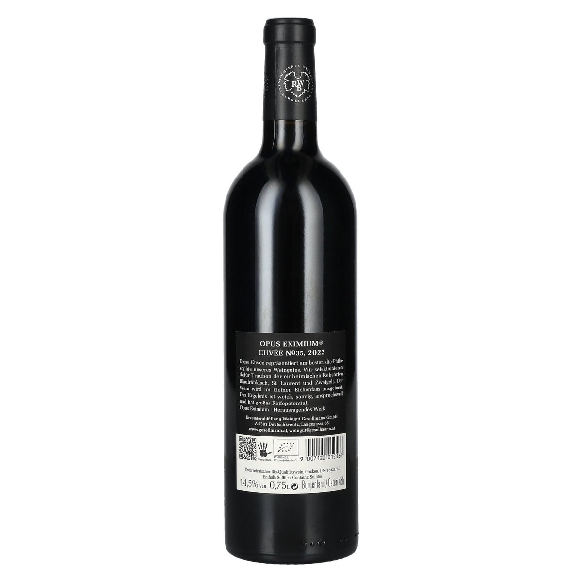 Gesellmann Opus Eximium n° 35 2022 14,5 % vol. 0,75 l