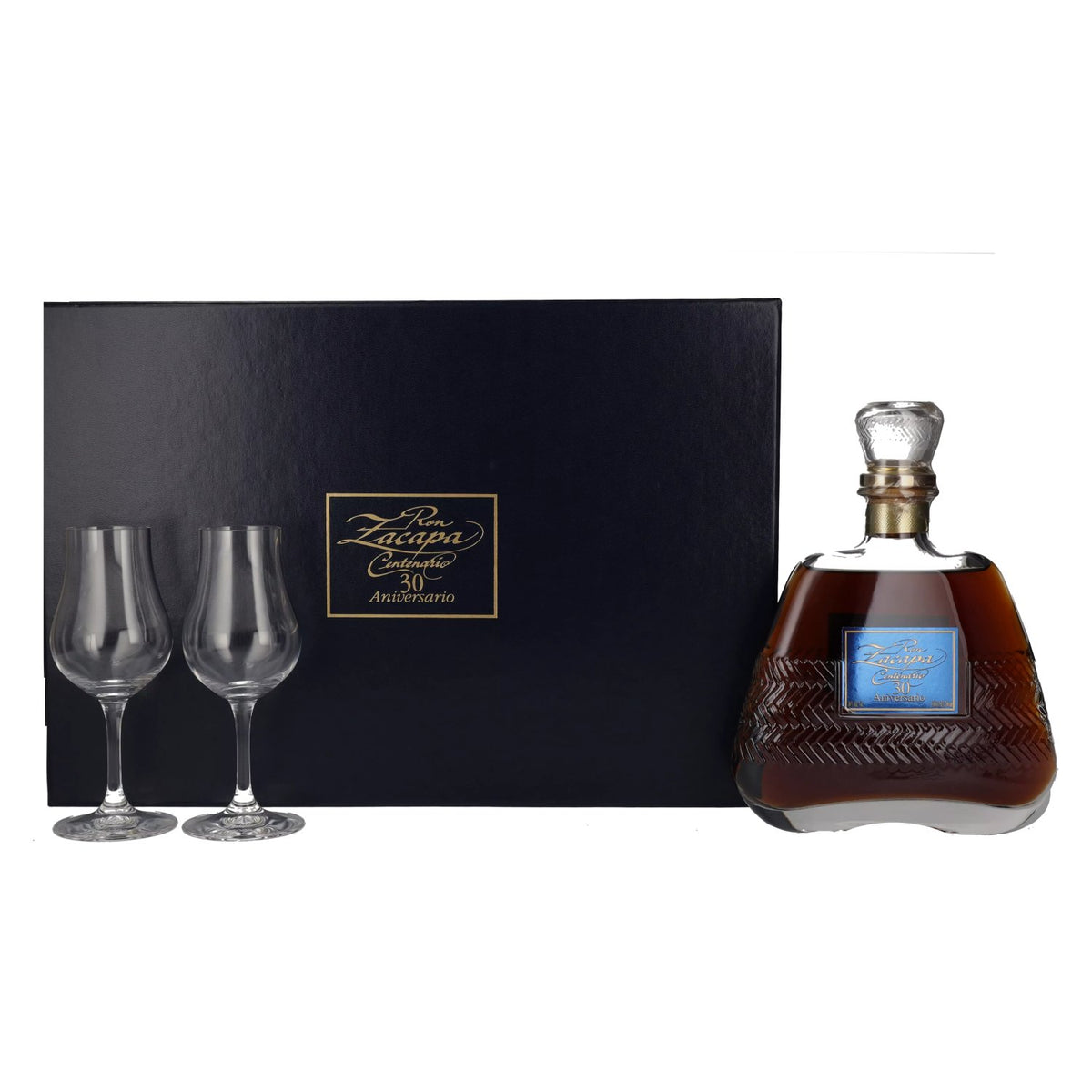 Coffret Riedel Ron Zacapa Centenario 30 ANIVERSARIO - Ancienne édition, 40 % vol., 0,7 l