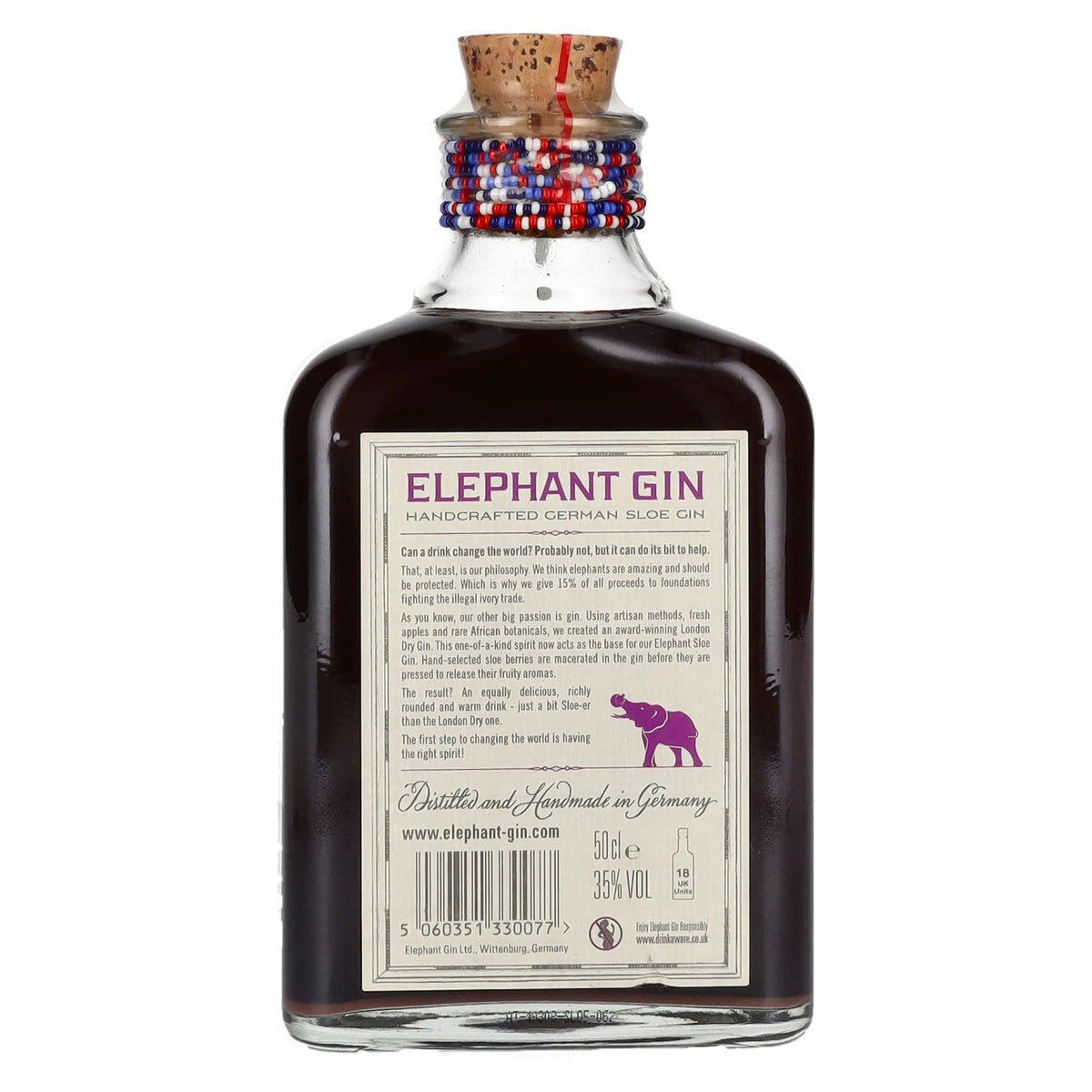 Elephant German Sloe Gin 35% ABV 0.5l