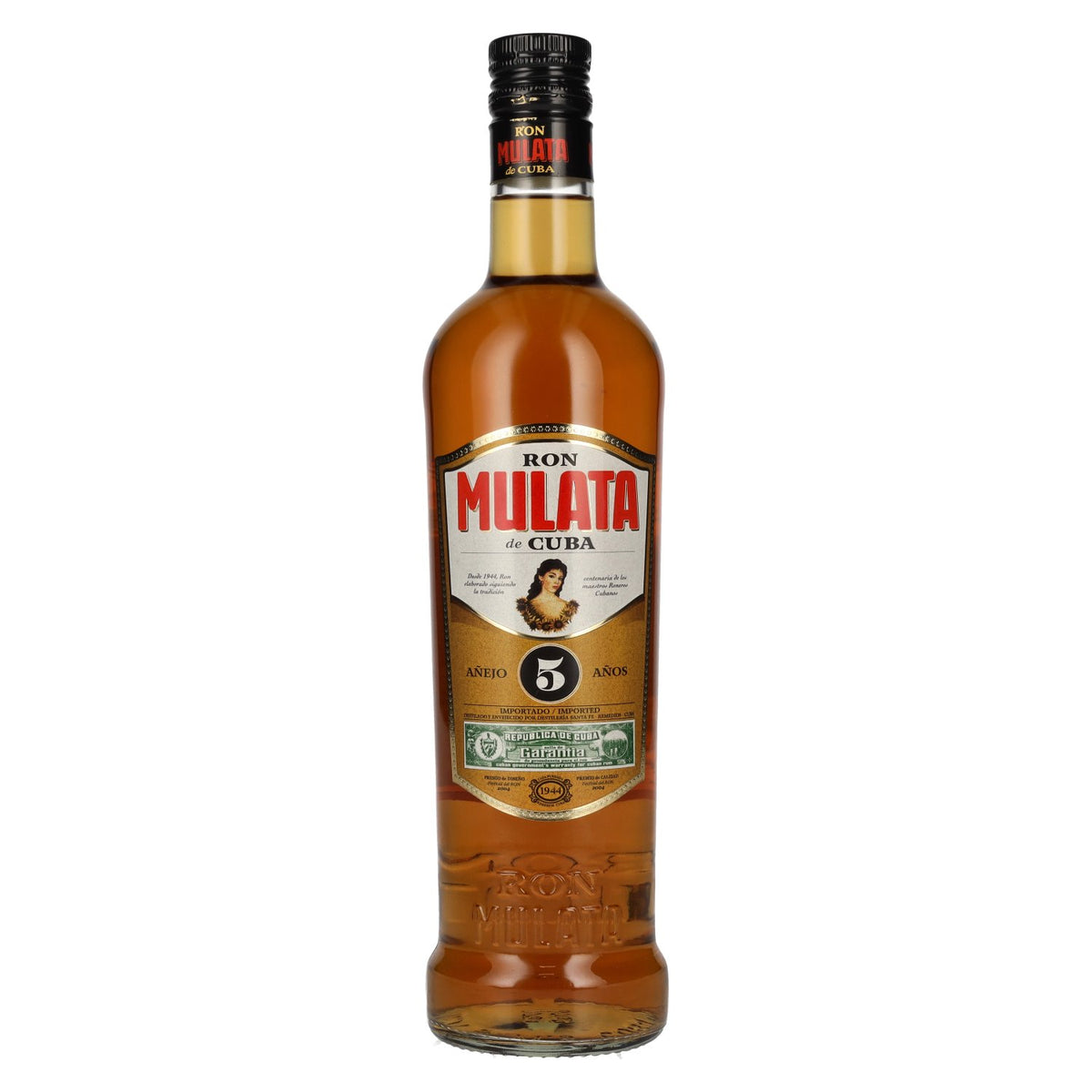 Ron Mulata de Cuba Añejo 5 ans 38 % vol. 0,7 l