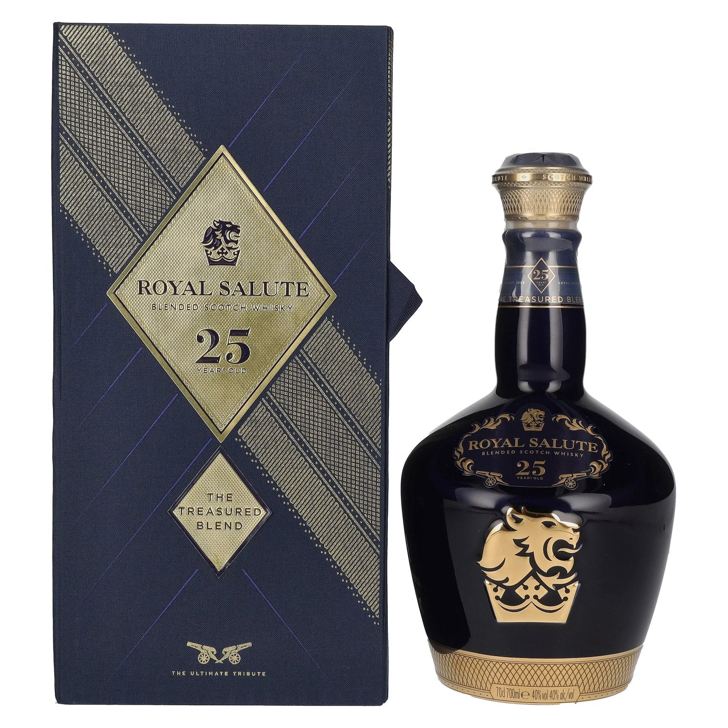 Royal Salute 25 Years Old THE TREASURE BLEND 40% Vol. 0,7l en boîte cadeau