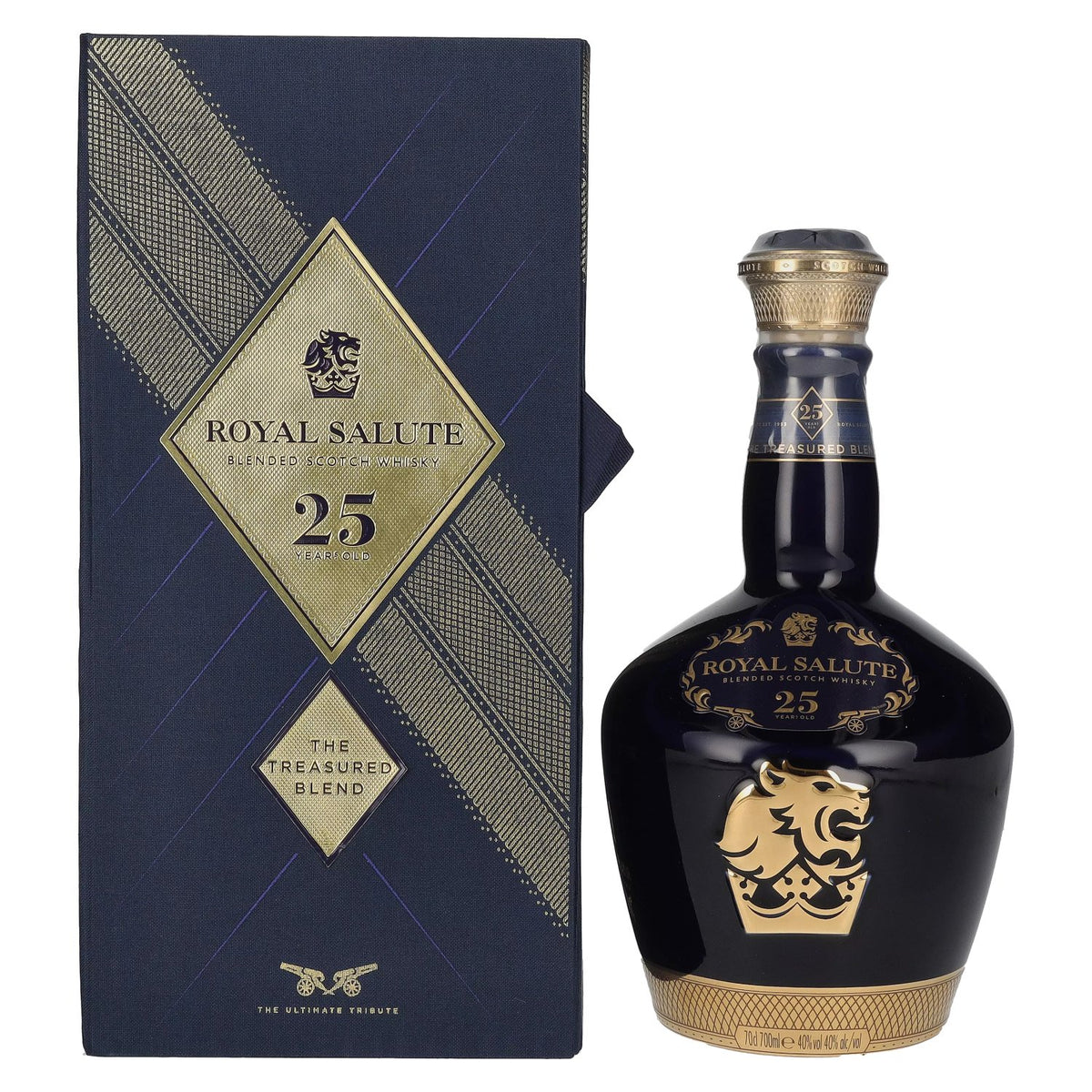 Royal Salute 25 Years Old THE TREASURE BLEND 40% vol. 0.7 l in a gift box