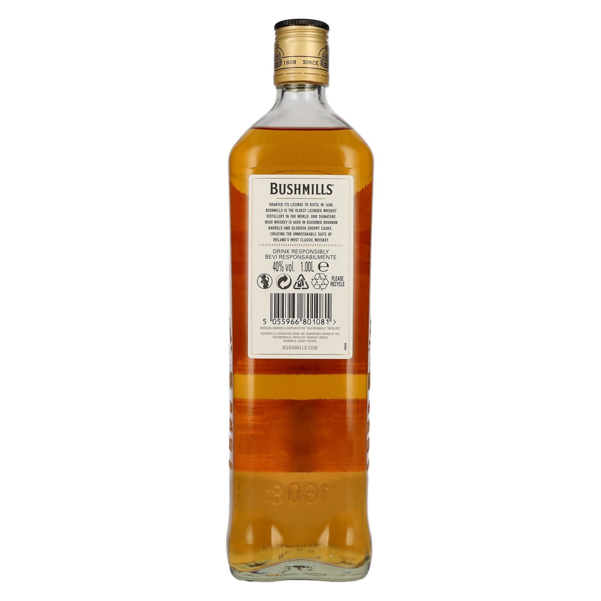 Bushmills Triple Distilled Original Irish Whiskey 40% Vol. 1l