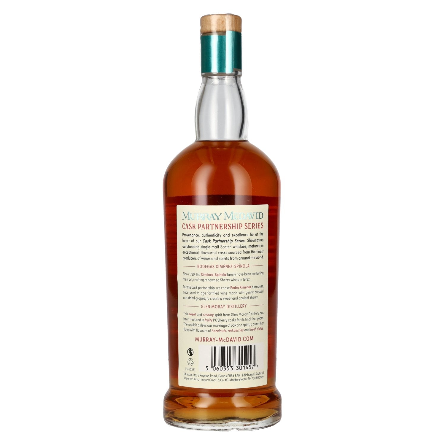 Murray McDavid PARTNERSHIP SERIES 8 Years Old GLEN MORAY PX Sherry Cask 2017 55,3% Vol. 0,7l