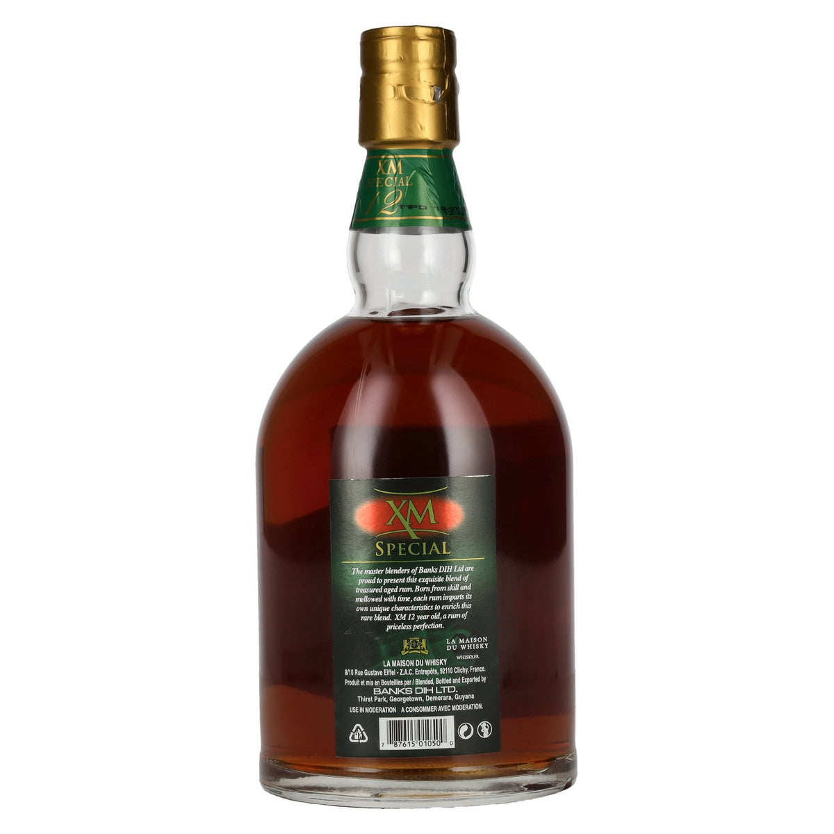 XM SPECIAL Rhum des Caraïbes 12 ans d'âge, 40 % vol., 0,7 l