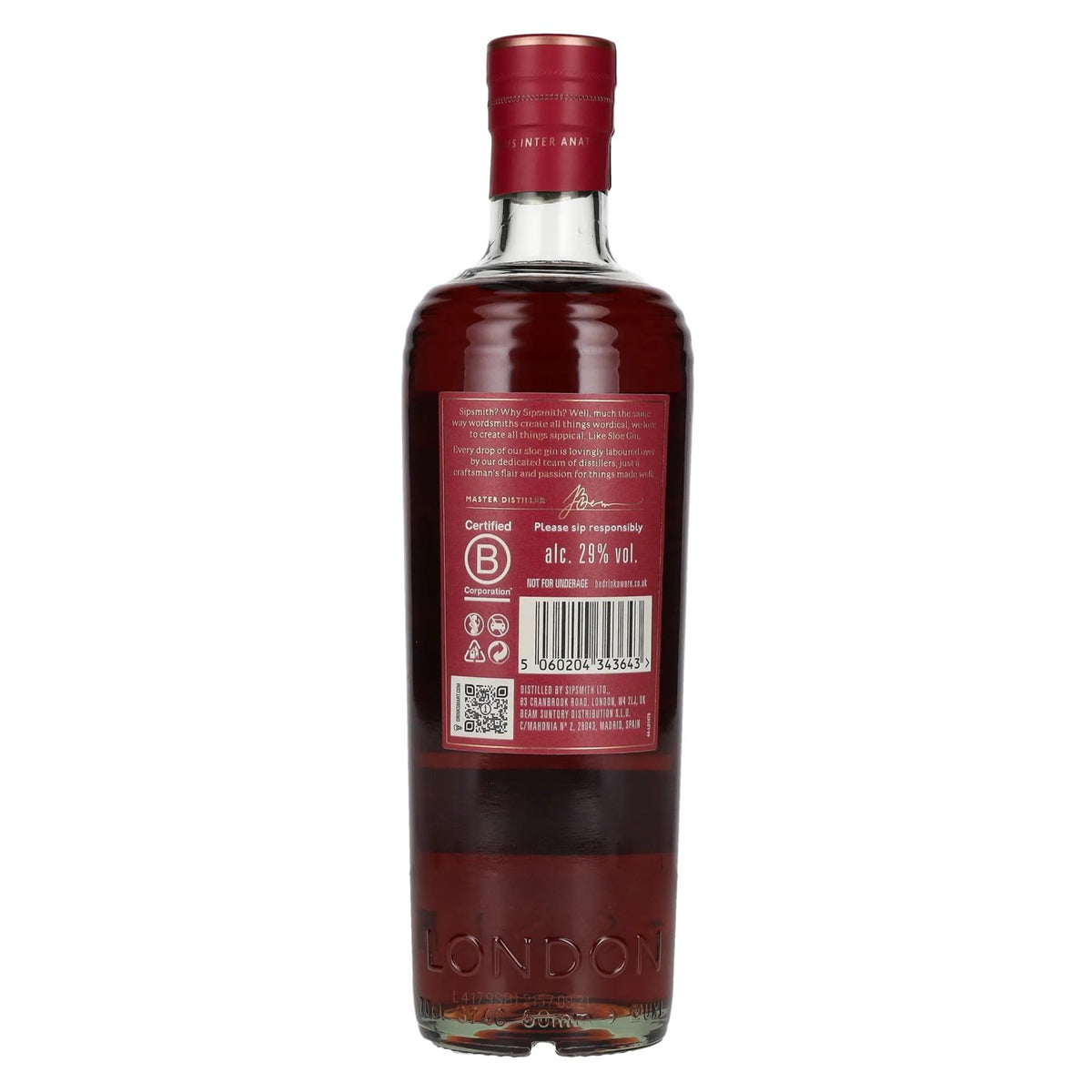 Sipsmith Sloe Gin 29% vol. 0,7 l