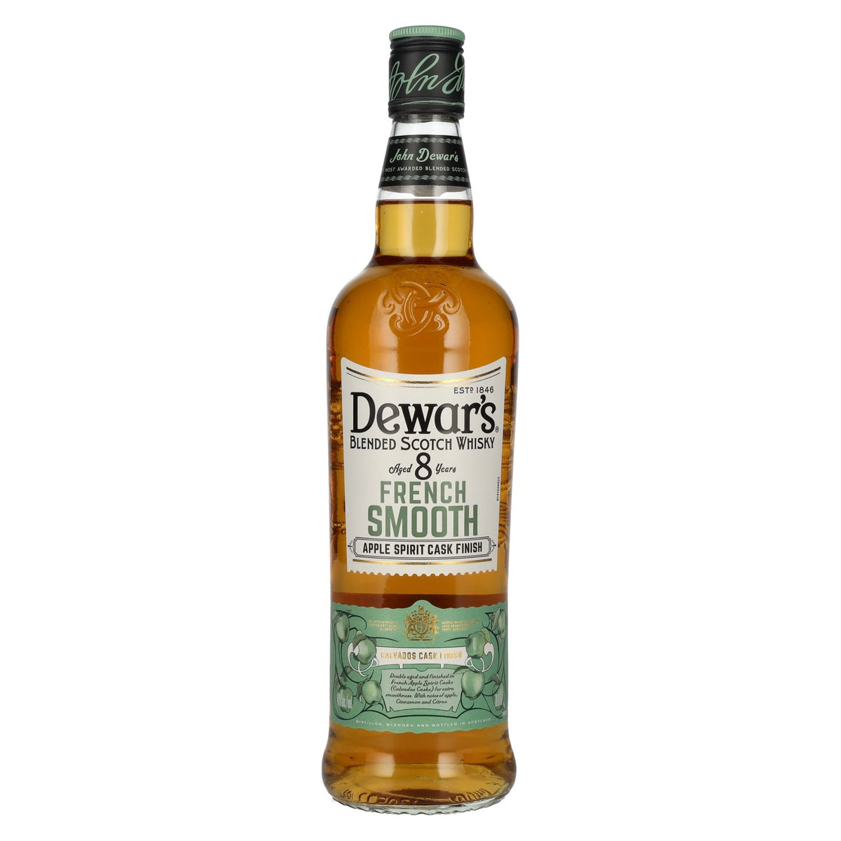 Dewar's 8 ans d'âge, boisson à base d'eau-de-vie de pomme française, 40 % vol., 0,7 l