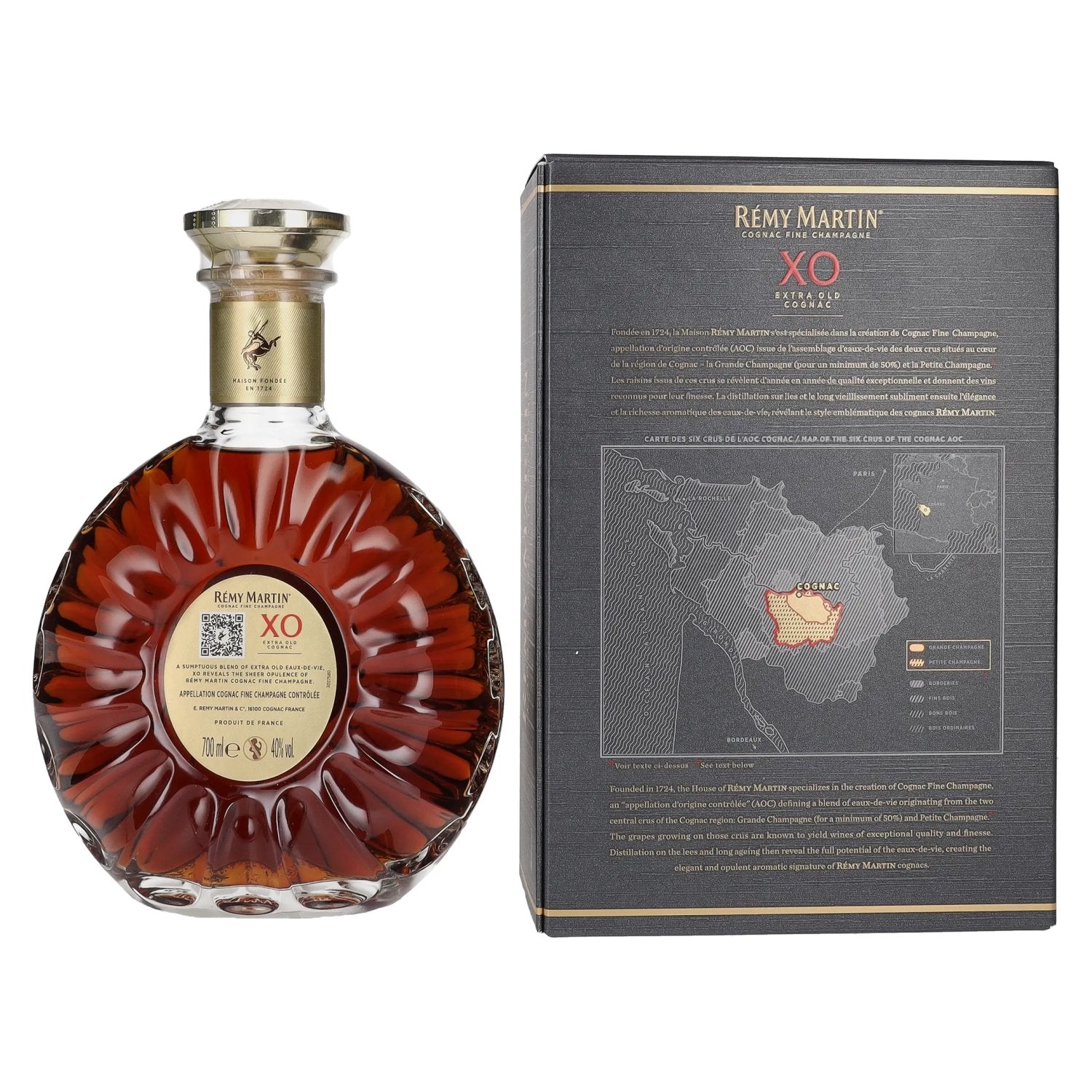 Rémy Martin XO Extra Old Cognac Rémy Martin XO EXTRA OLD Cognac Fine Champagne 40% Vol. 0,7l in