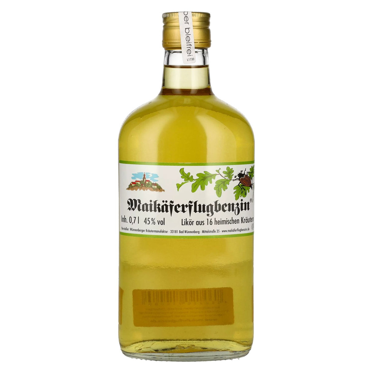 Liqueur « Maikäferflugbenzin » 45 % vol. 0,7 l