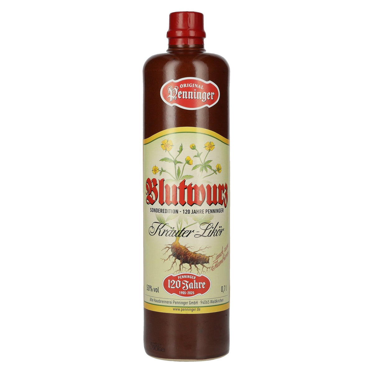 Liqueur aux herbes « Blutwurz » de Penninger, 50 % vol., 0,7 l
