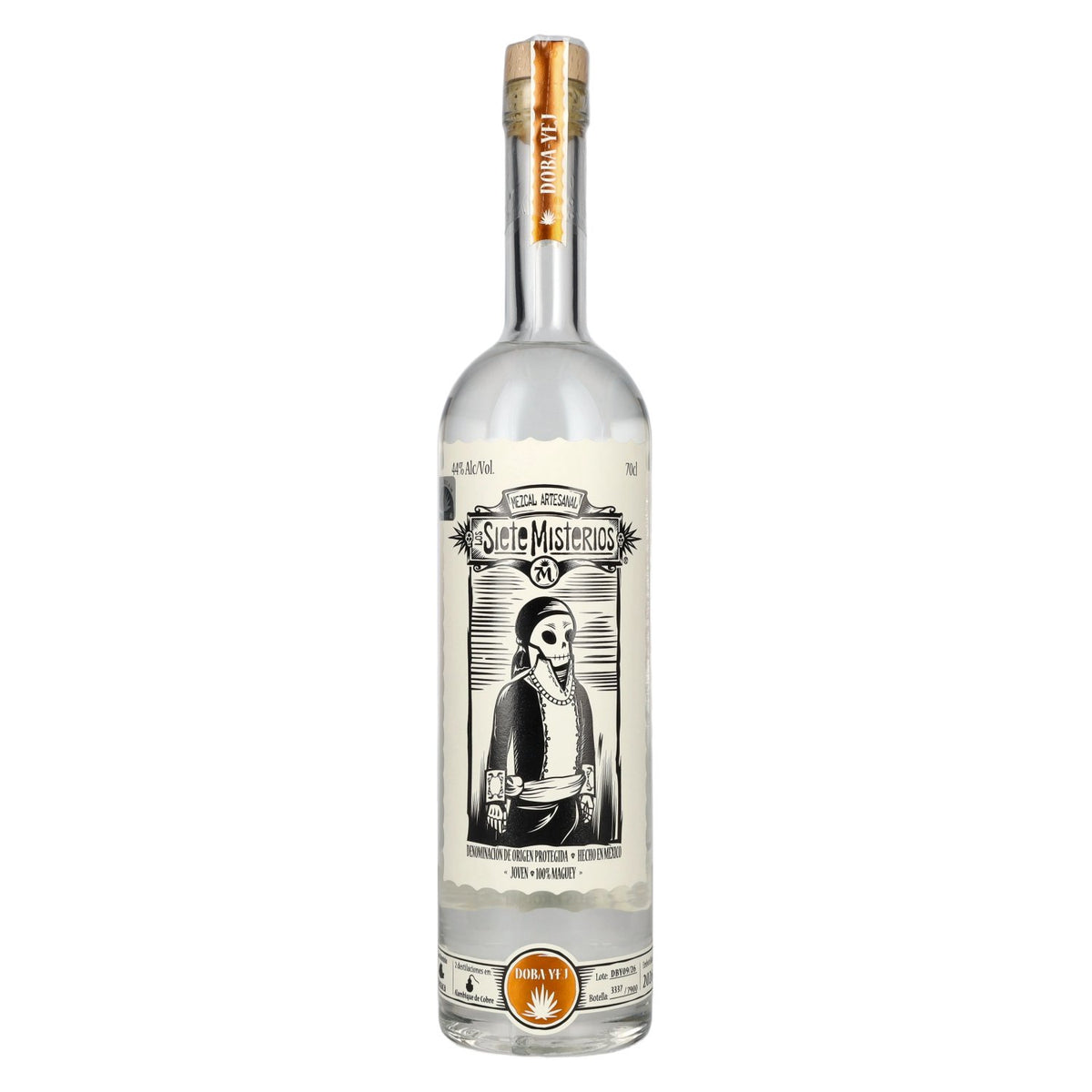 Los Siete Misterios DOBA-YEJ Mezcal Artesanal DOP 2026 44% Vol. 0,7l
