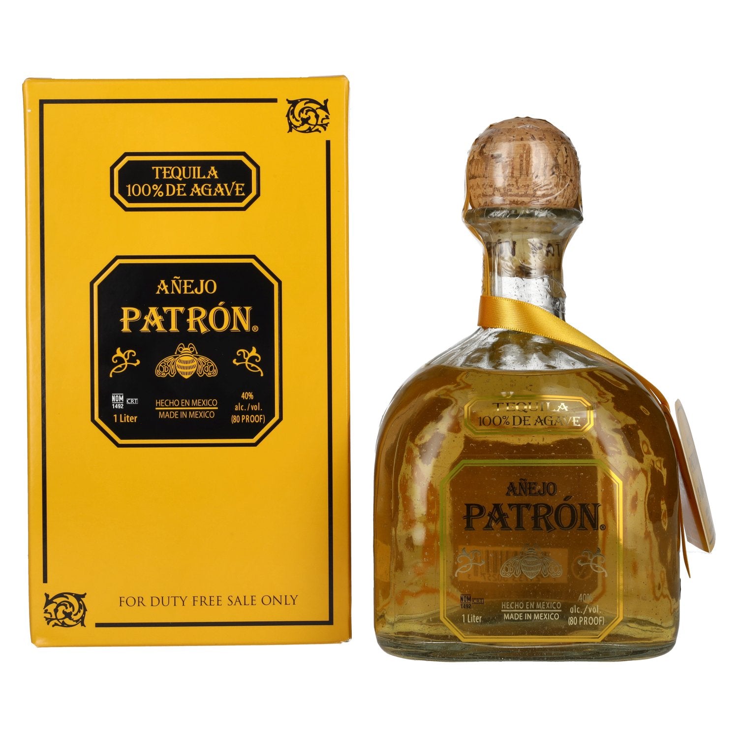 Patrón Tequila Añejo 40% Vol. 1l en boîte cadeau
