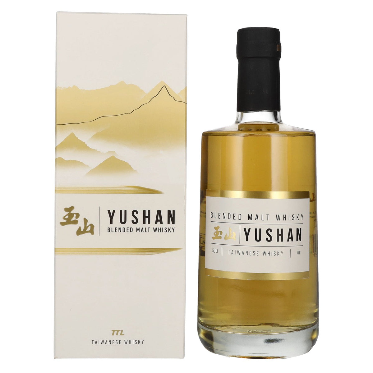 Yushan Blended Malt Whisky 40% vol. 0.5 l in a gift box