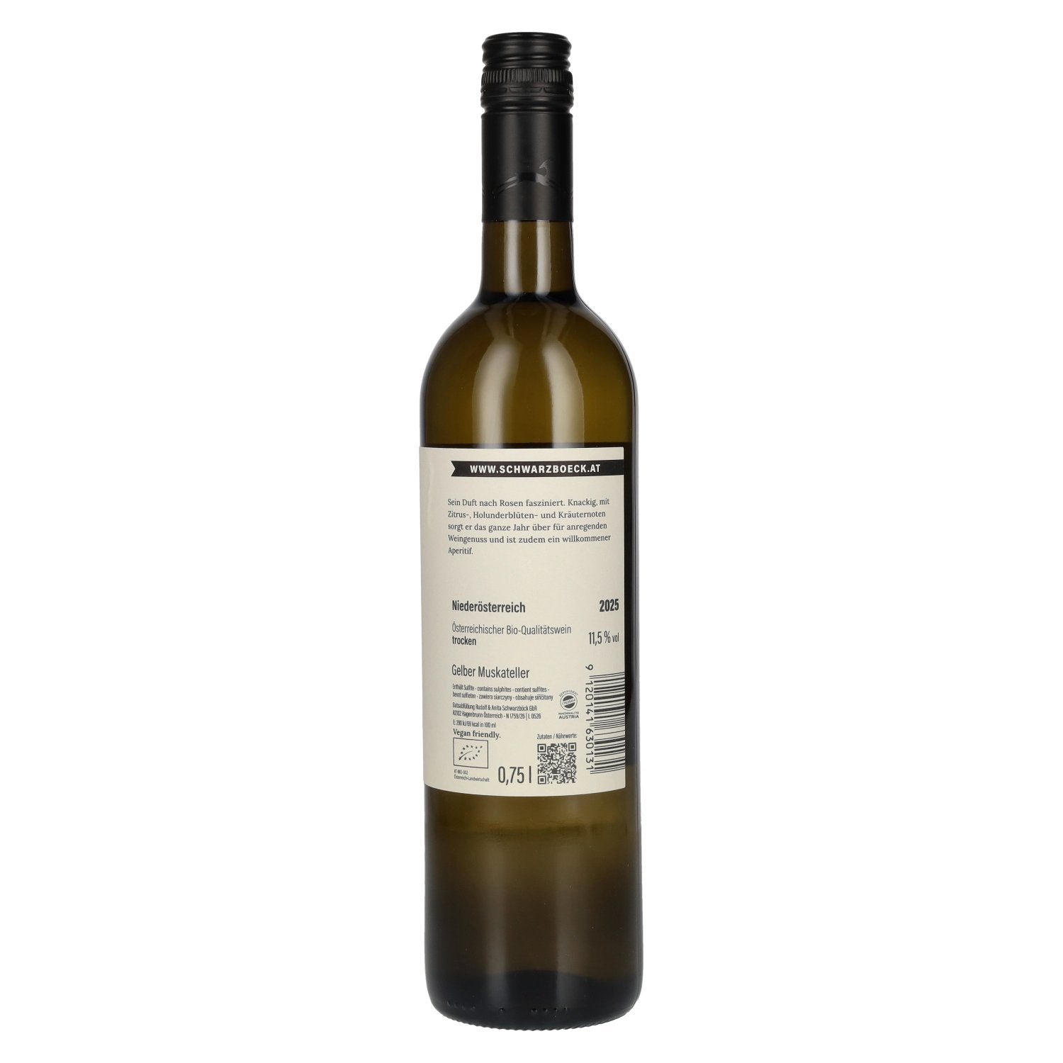 Schwarzböck Gelber Muskateller BIO 2025 11,5% Vol. 0,75l