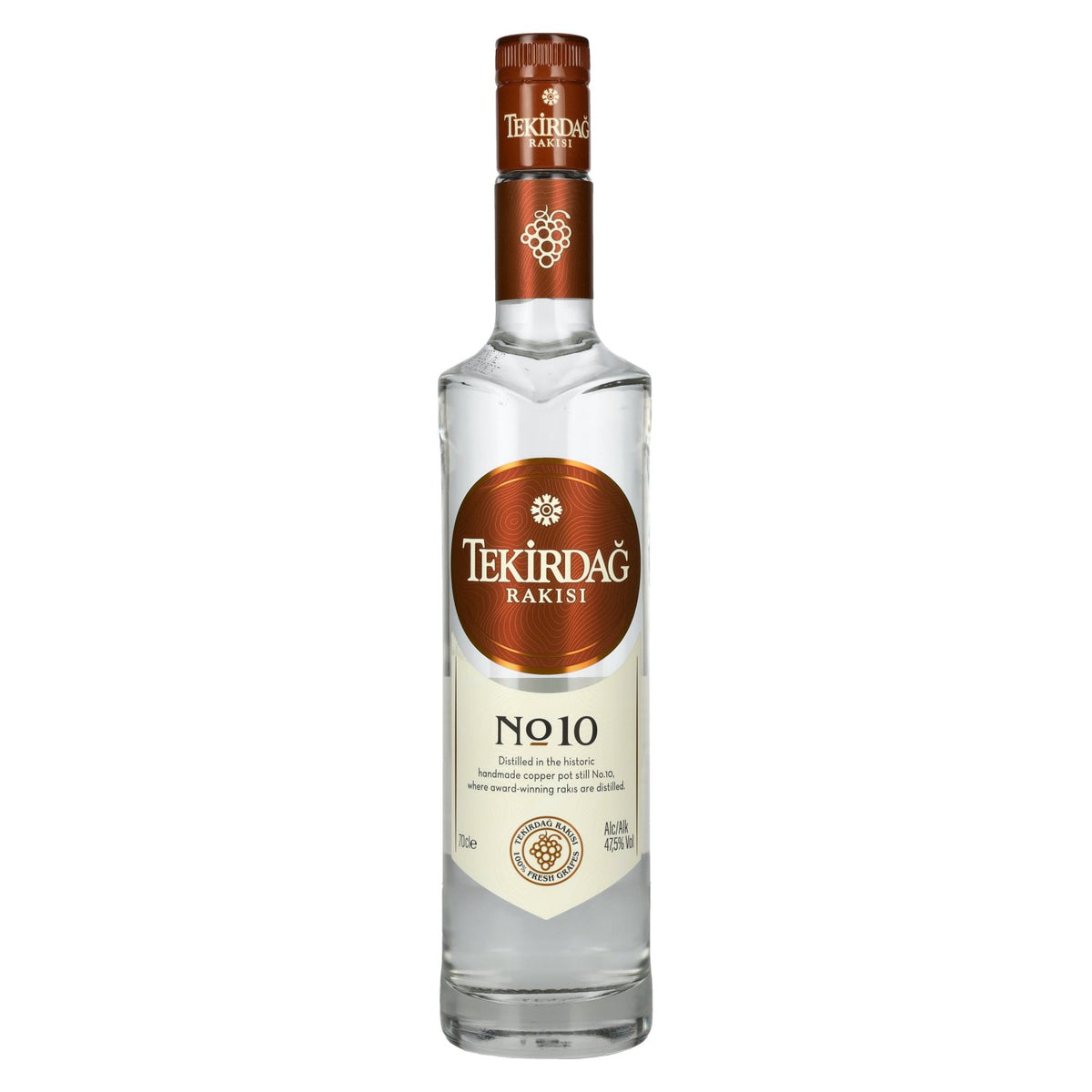 Tekirdag Rakisi No. 10 47.5% vol. 0.7 l