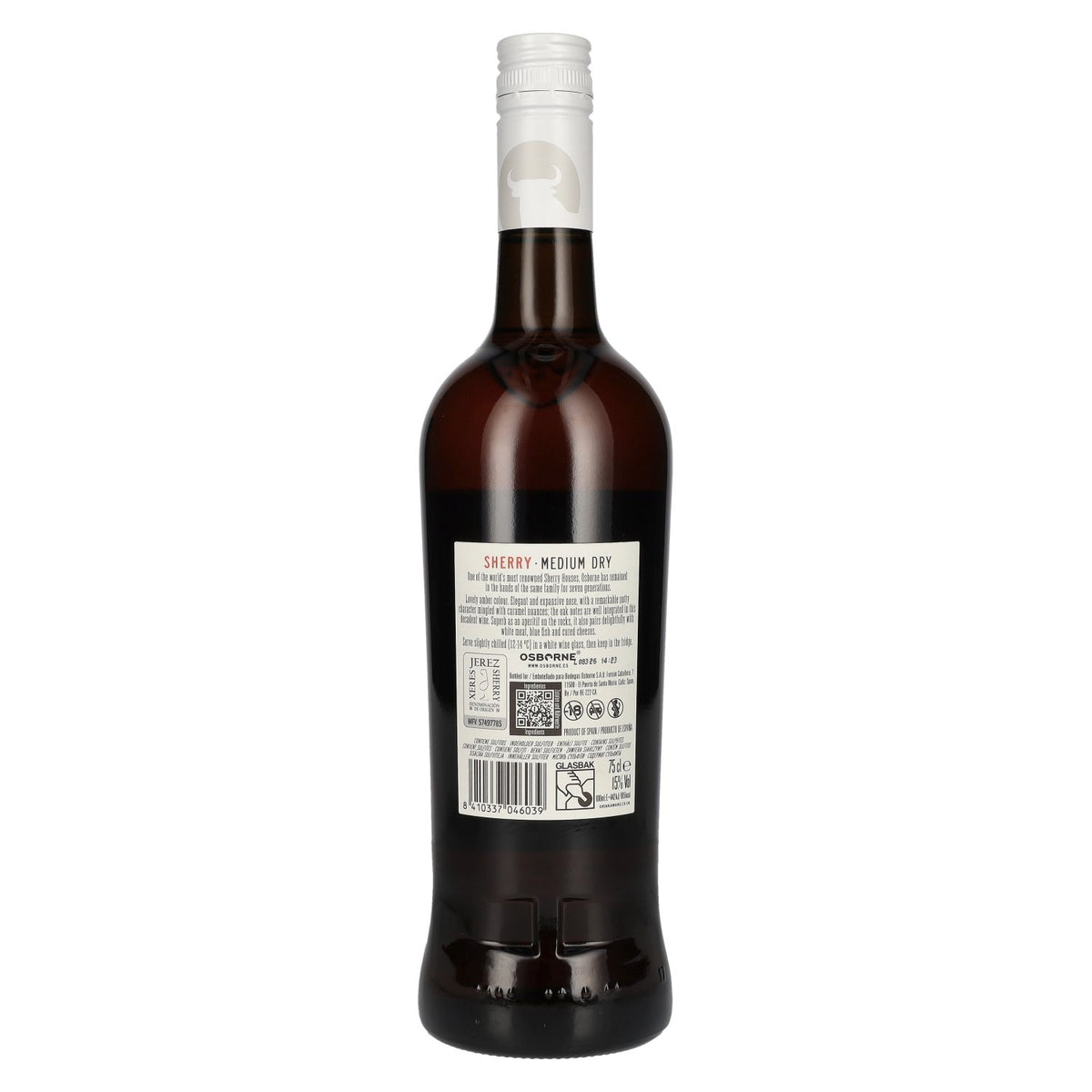 Osborne Sherry Medium 15% vol. 0.75 l