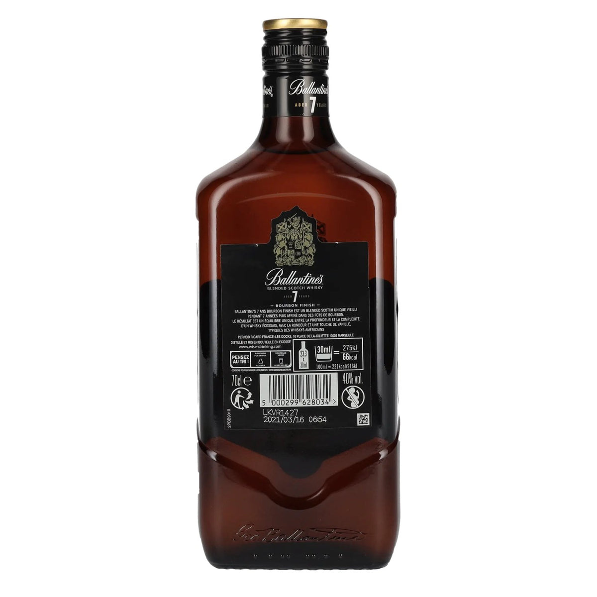 Ballantine's 7 Years Old BOURBON FINISH 40% vol. 0,7 l