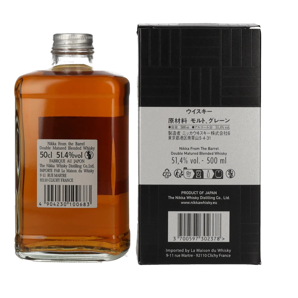 Nikka From the Barrel Double Matured Blended Whisky 51,4% Vol. 0,5l in Geschenkbox