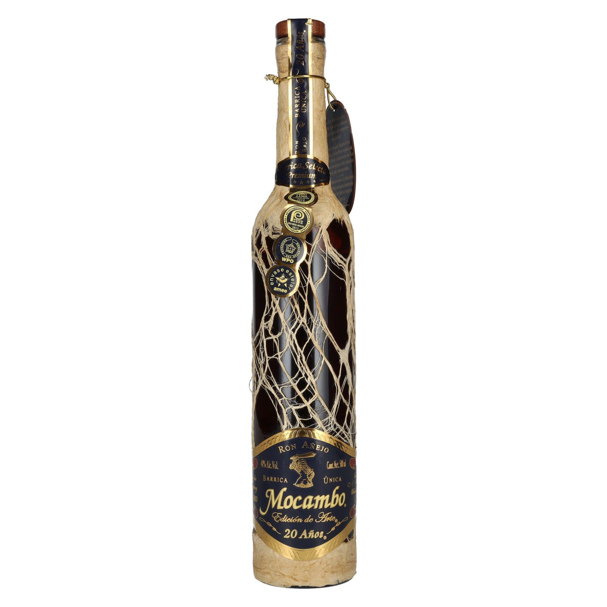 Mocambo Ron Añejo 20 ans Barrica Selecta Premium Édition d'Art 40 % vol. 0,5 l