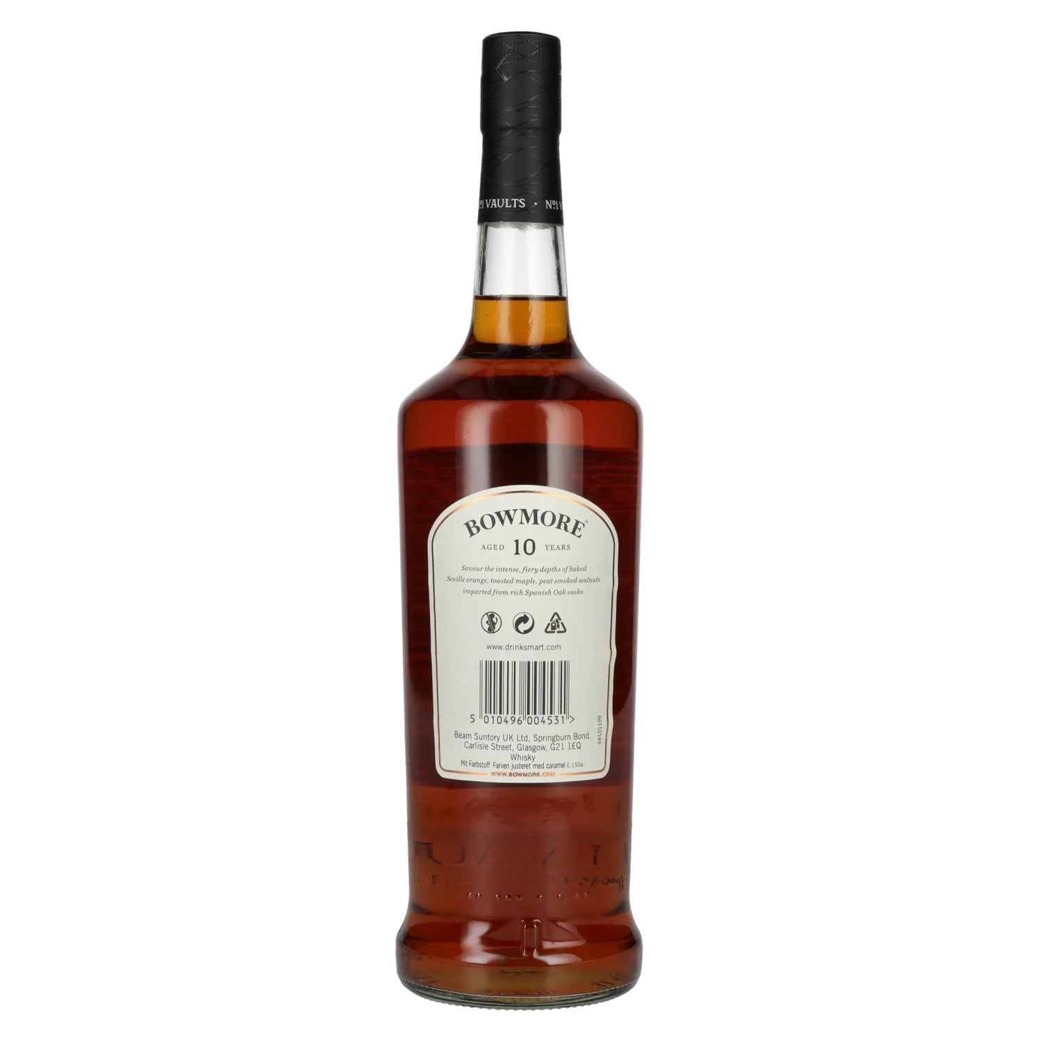 Bowmore 10 Years Old DARK & INTENSE Travel Exclusive 40% Vol. 1l