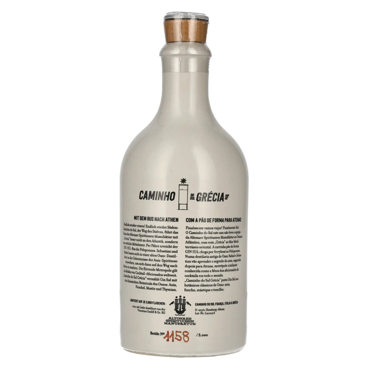 Gin Sul Caminho Do Sul Grécia Dry Gin Limited Edition 2021 45% Vol. 0,5l