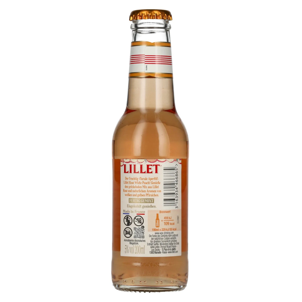 Lillet Rosé White Peach 5% Vol. 0,2l