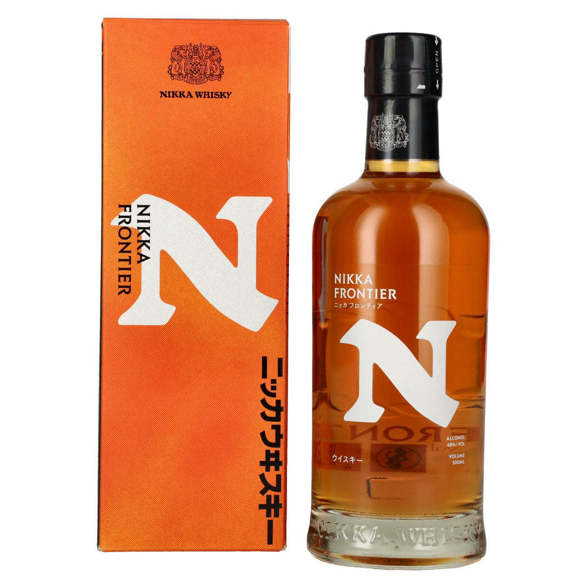Nikka Whisky FRONTIER blended 48 % vol., 0,5 l, dans un coffret cadeau