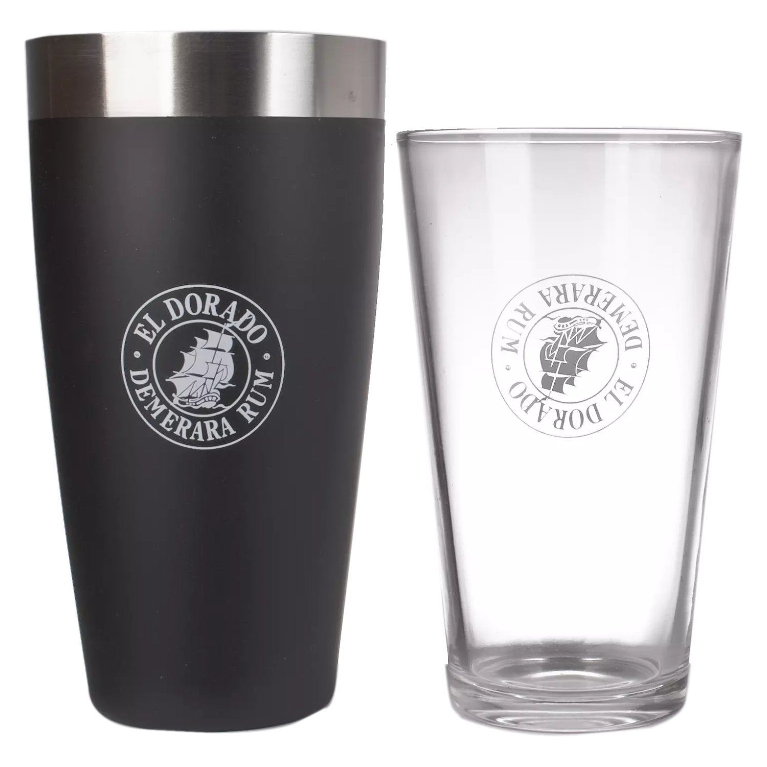 El Dorado Boston cocktailshaker met glas