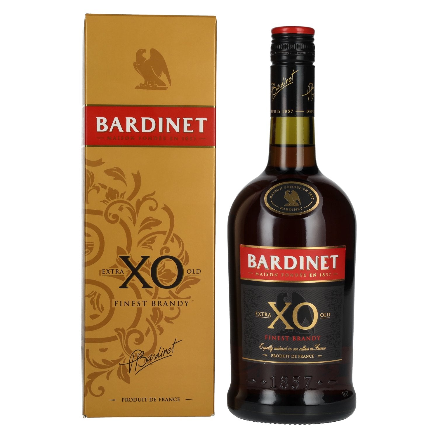 Bardinet XO Extra Old Finest Brandy 40% Vol. 0,7l in Geschenkbox