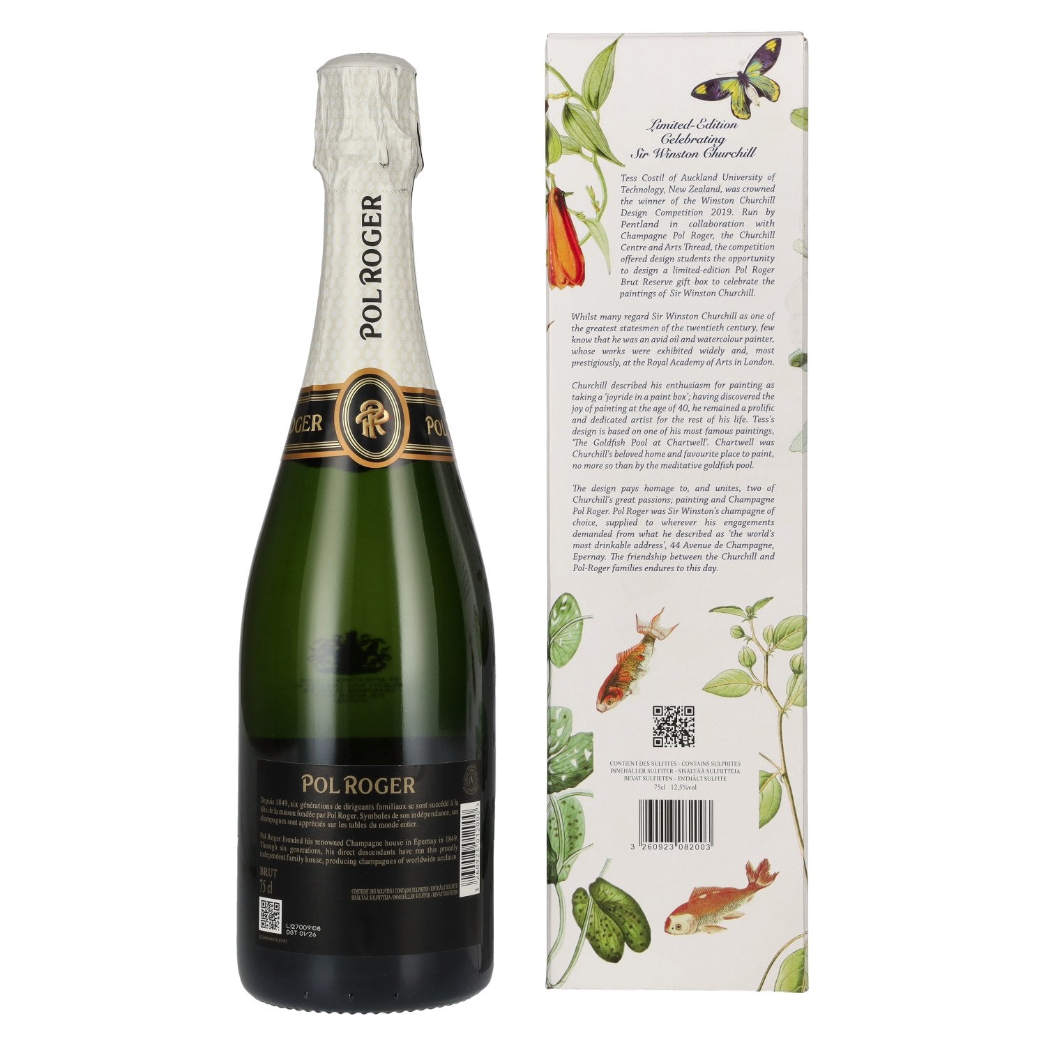 Pol Roger Champagne Réserve Brut 12,5% Vol. 0,75l in Geschenkbox