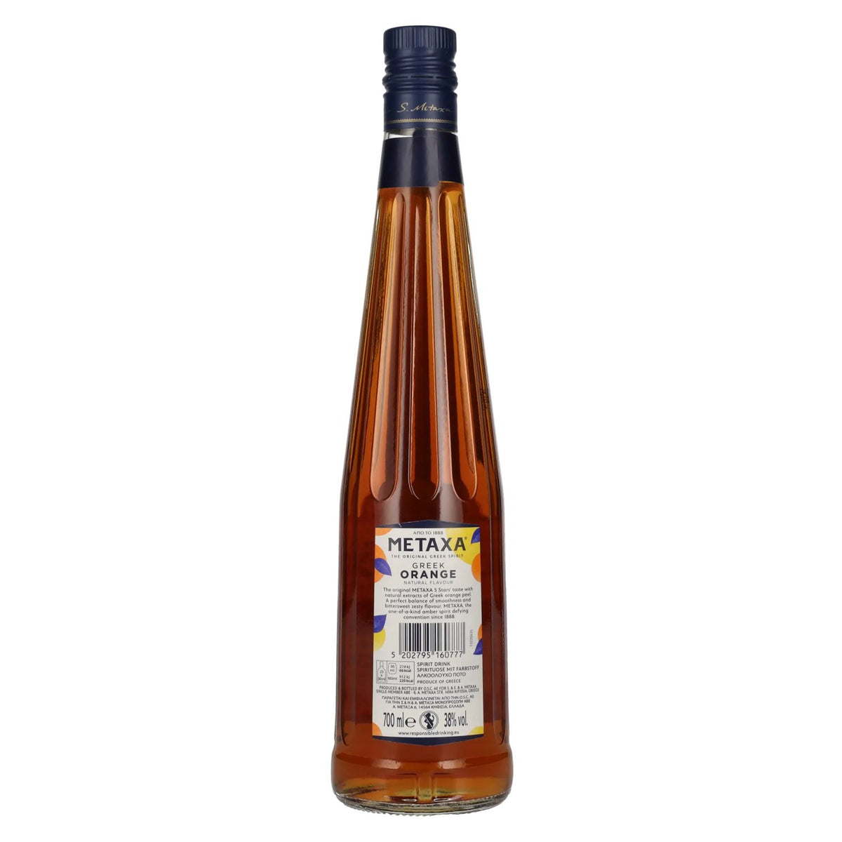 Metaxa 5 Stars Greek Orange 38% vol. 0.7 l
