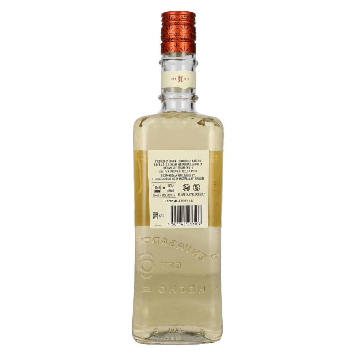 El Jimador Tequila Reposado 100% Agave Azul 38% vol. 0,7 l