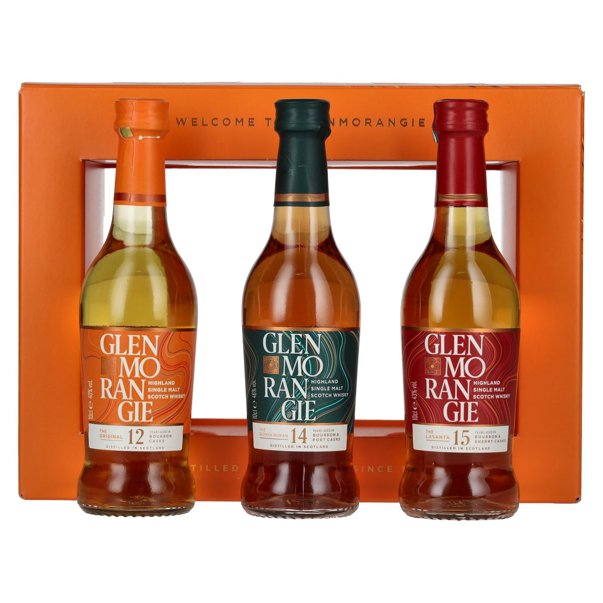 Glenmorangie Taster Pack 43% Vol. 3x0,1l in Geschenkbox