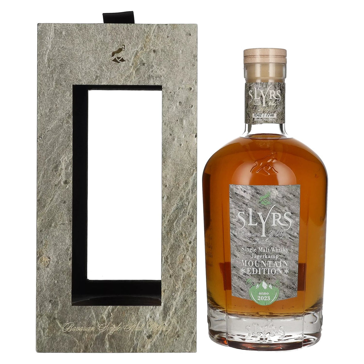 Slyrs Single Malt Whisky MOUNTAIN EDITION Jägerkamp 2023 50,4% vol. 0,7 l in geschenkverpakking