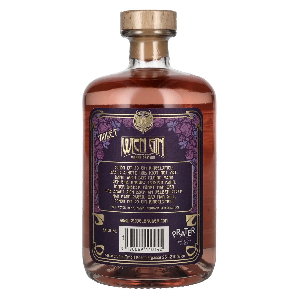 Wien Gin VIOLET Vienna Dry Gin 43% vol. 0.7 l