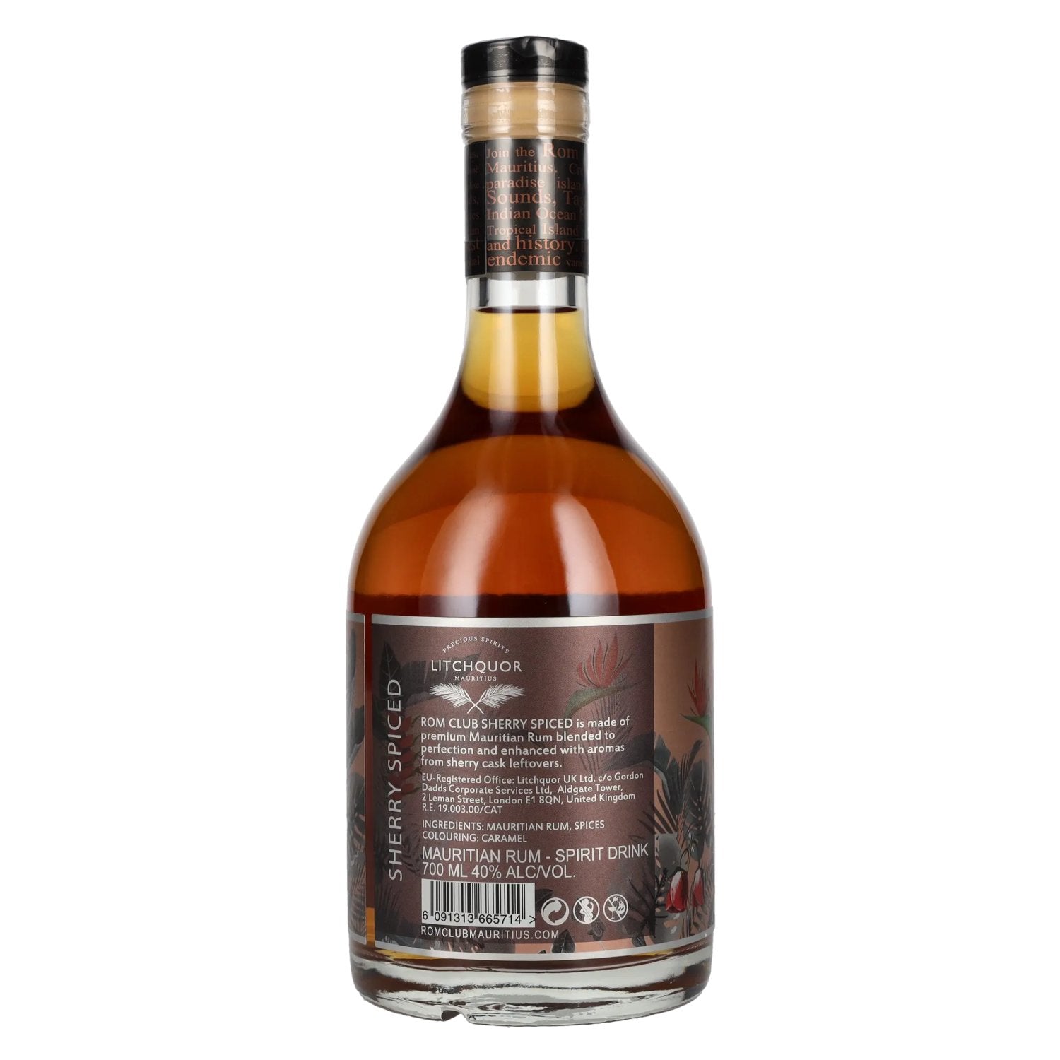 Mauritius Rom Club SHERRY Gekruid 40% Vol. 0,7l