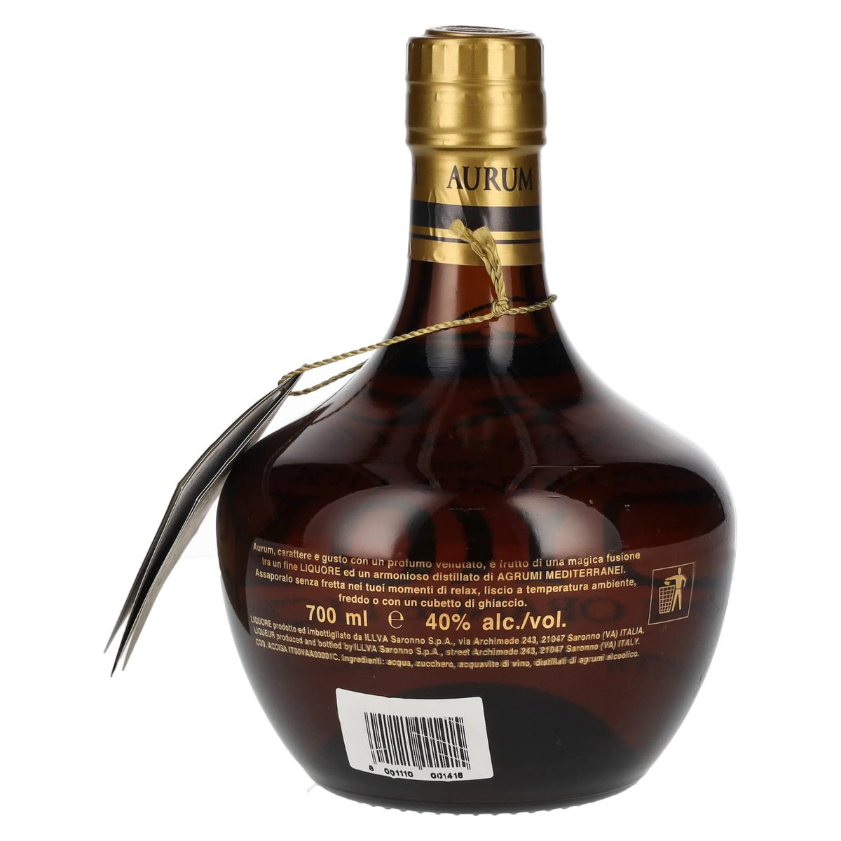 Aurum Golden Orange Liqueur 40% ABV 0.7l