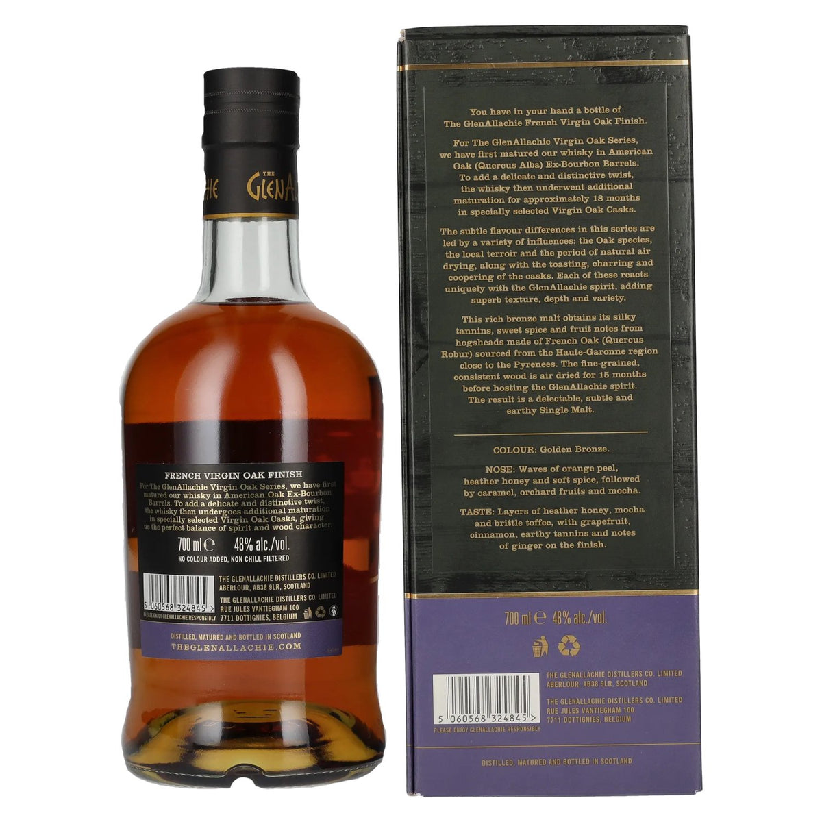 The GlenAllachie 10 Years Old FRENCH VIRGIN OAK FINISH 48% Vol. 0,7l in Geschenkbox